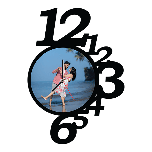 Wall Clock With Photo Gift 